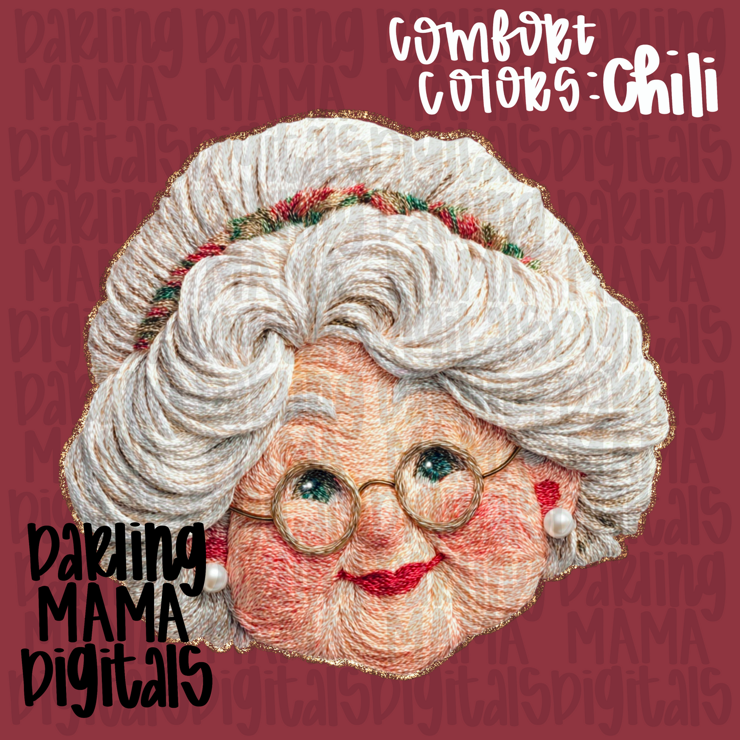 LIMITED texture Mrs. Claus