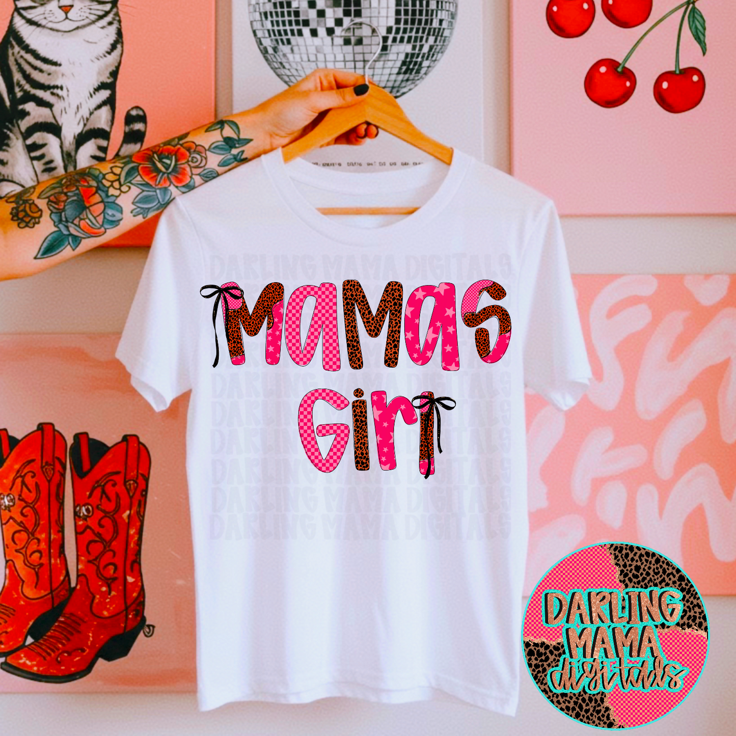 Leopard Checkered Mamas Girl