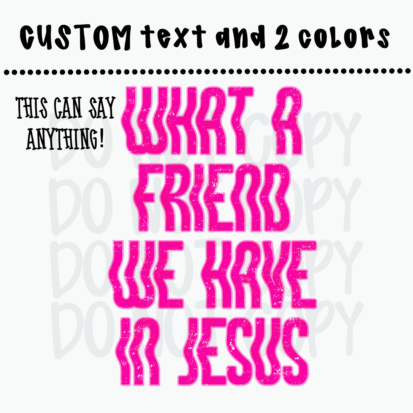 Custom groovy text