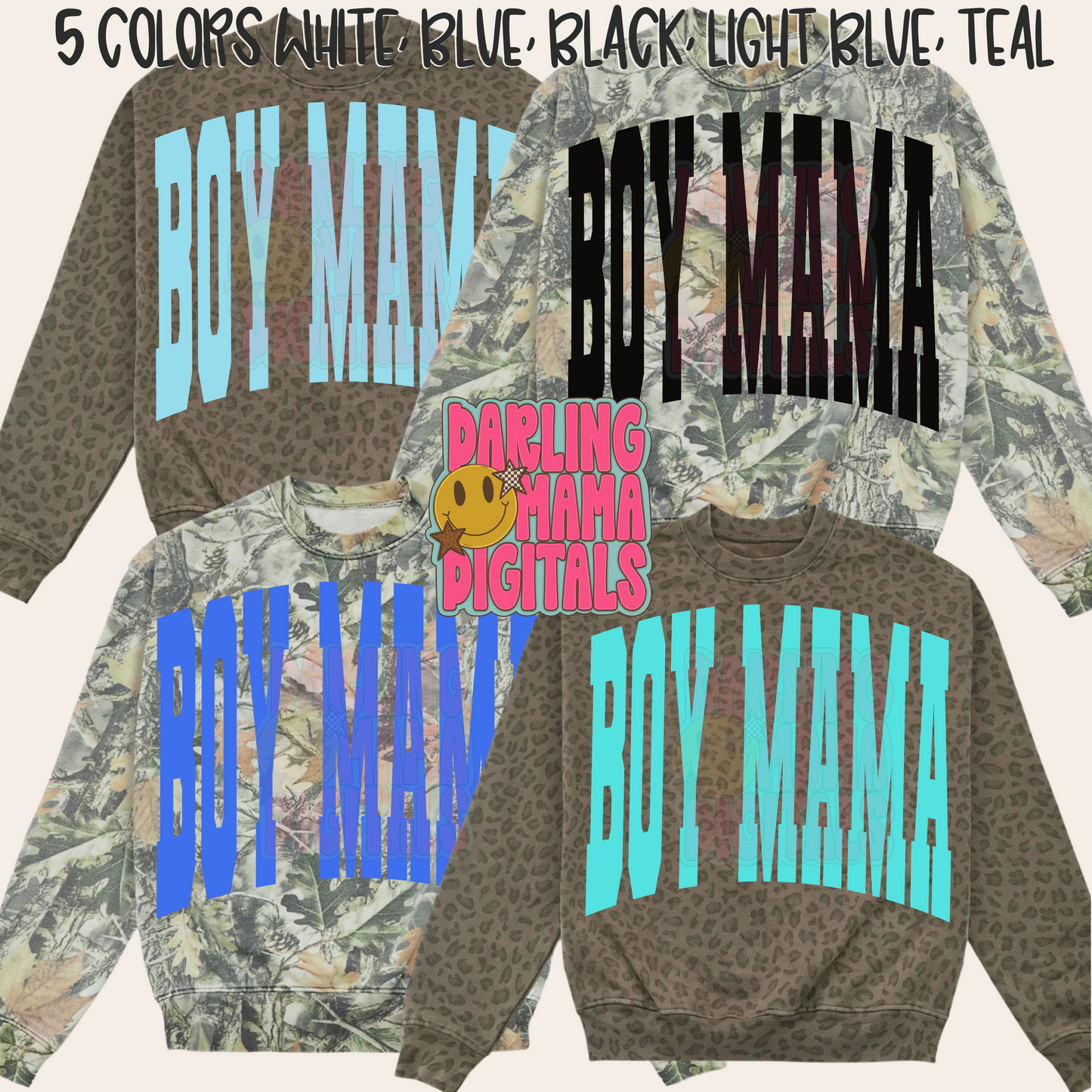 Boy mama Bundle of 5