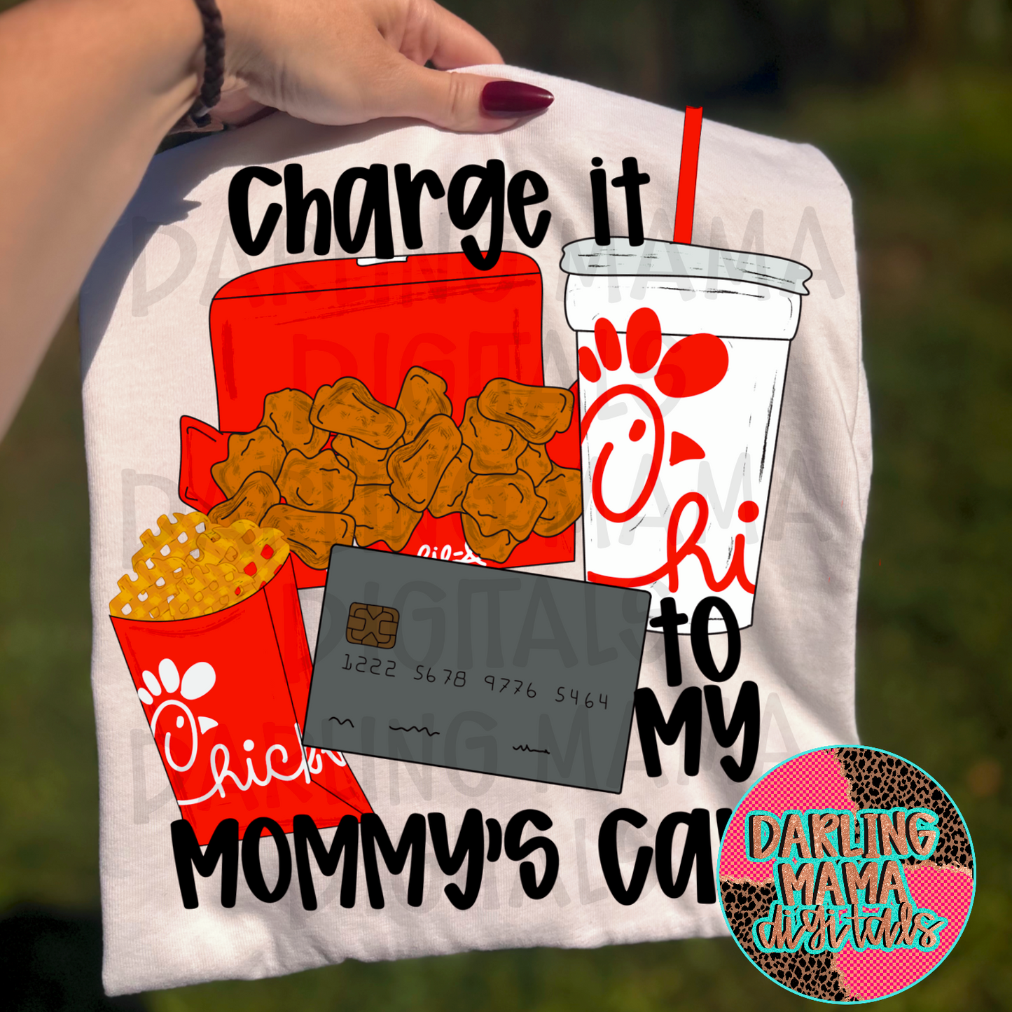 CFA charge it to my mommy’s card