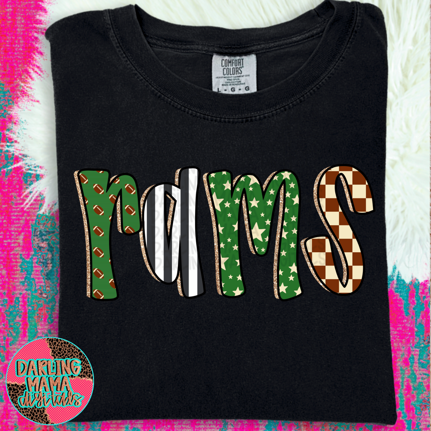 Preppy Football Rams