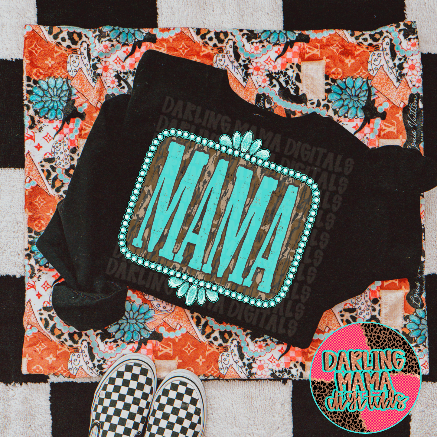 Bottomland Camo Western Frame Mama