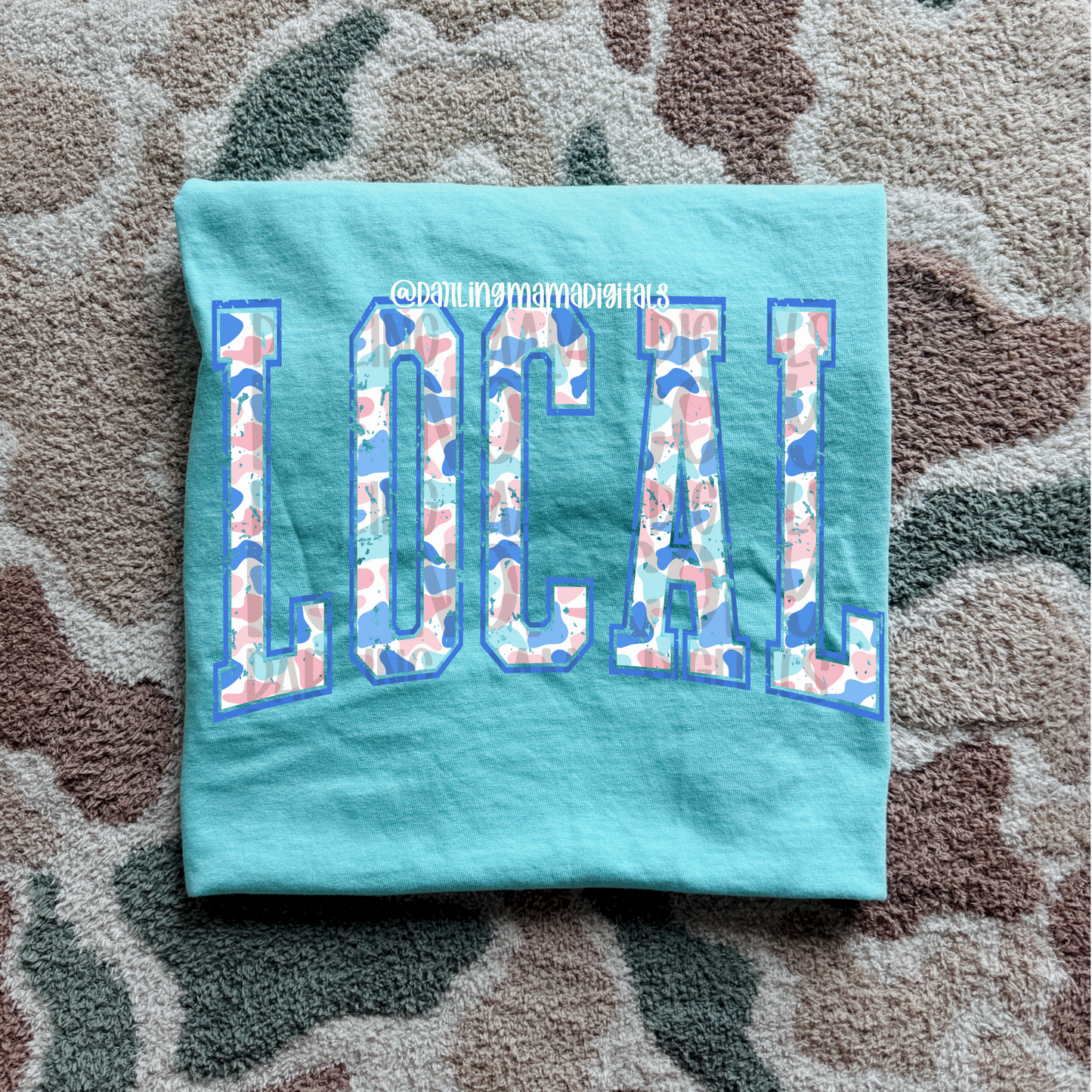 Pink and Blue camo local
