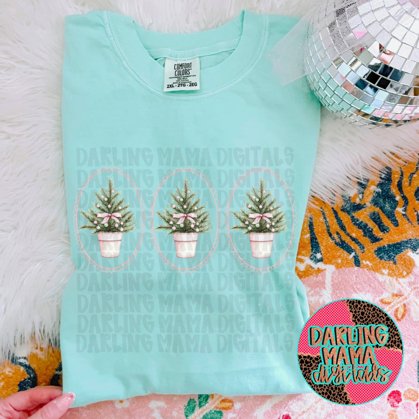 Grand millennial pink Christmas trees