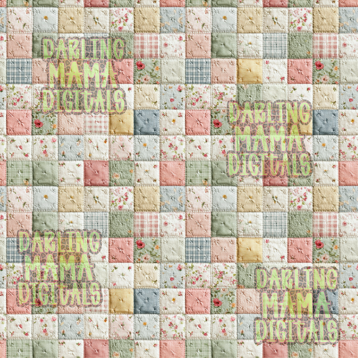 Quilted patchwork Seamless