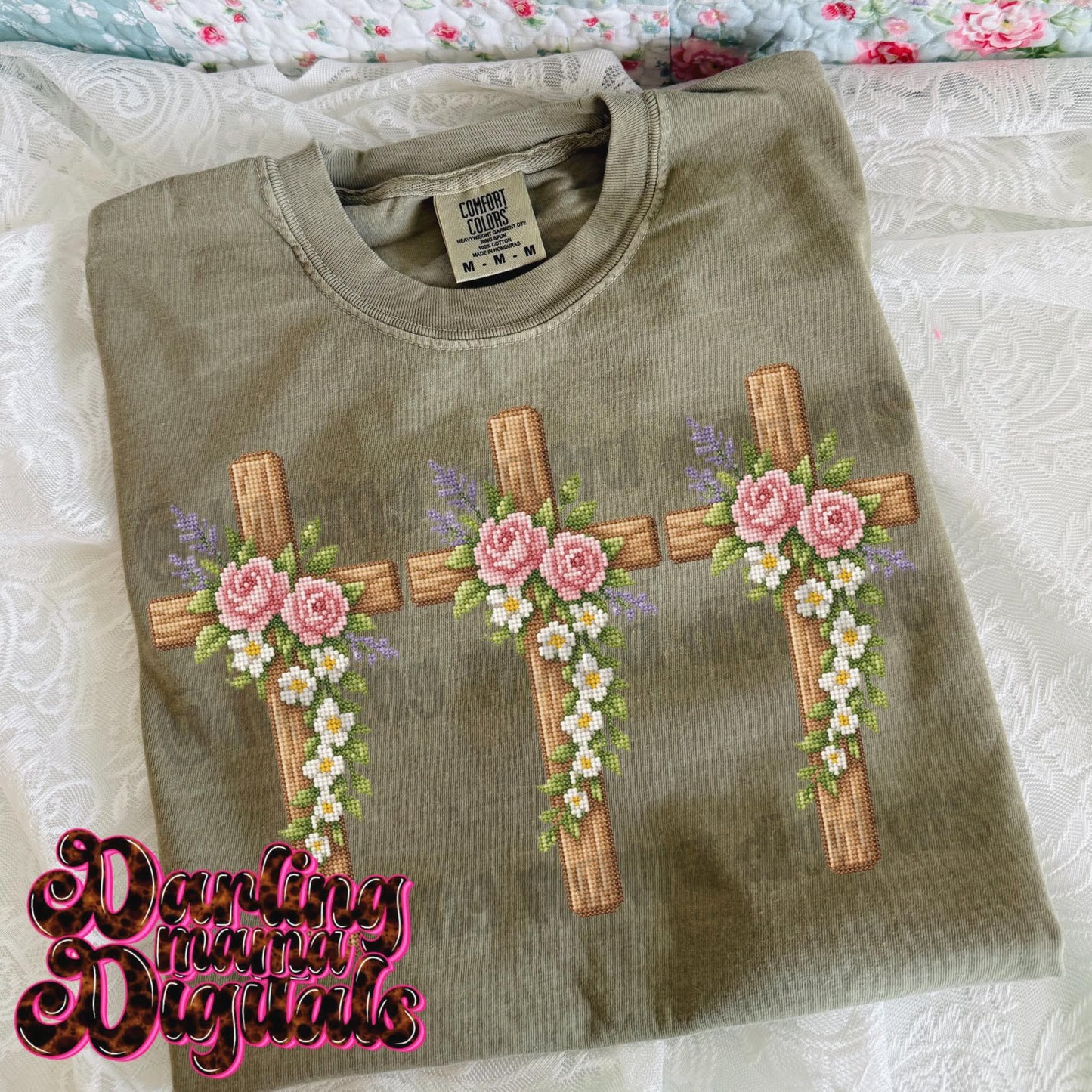 Flower cross