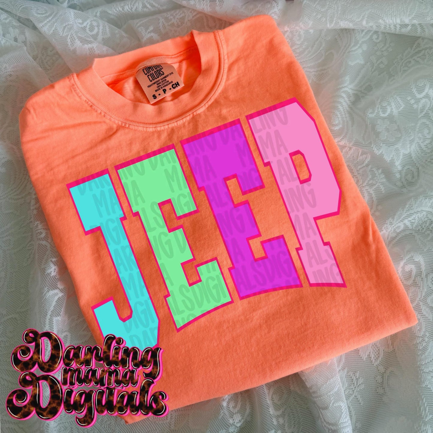 Neon Jeep