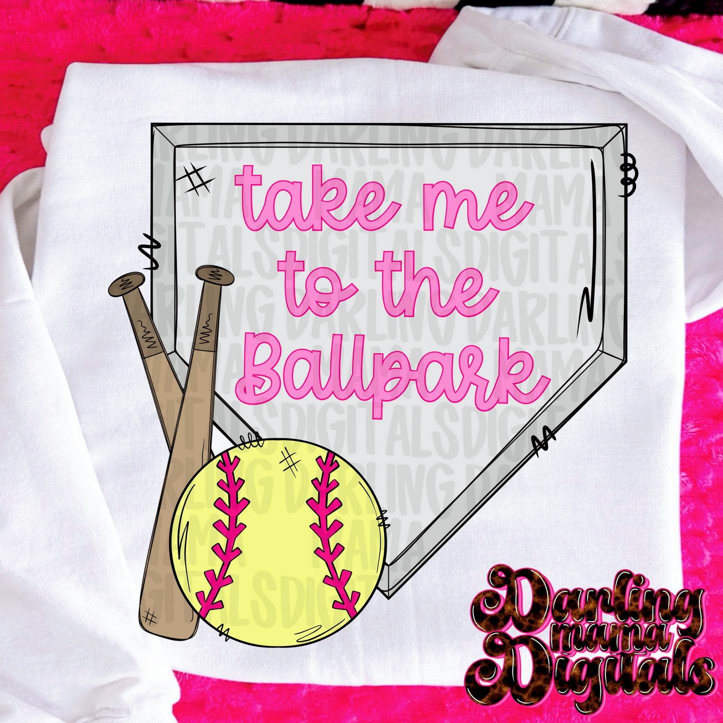 Take me to the ballpark softball