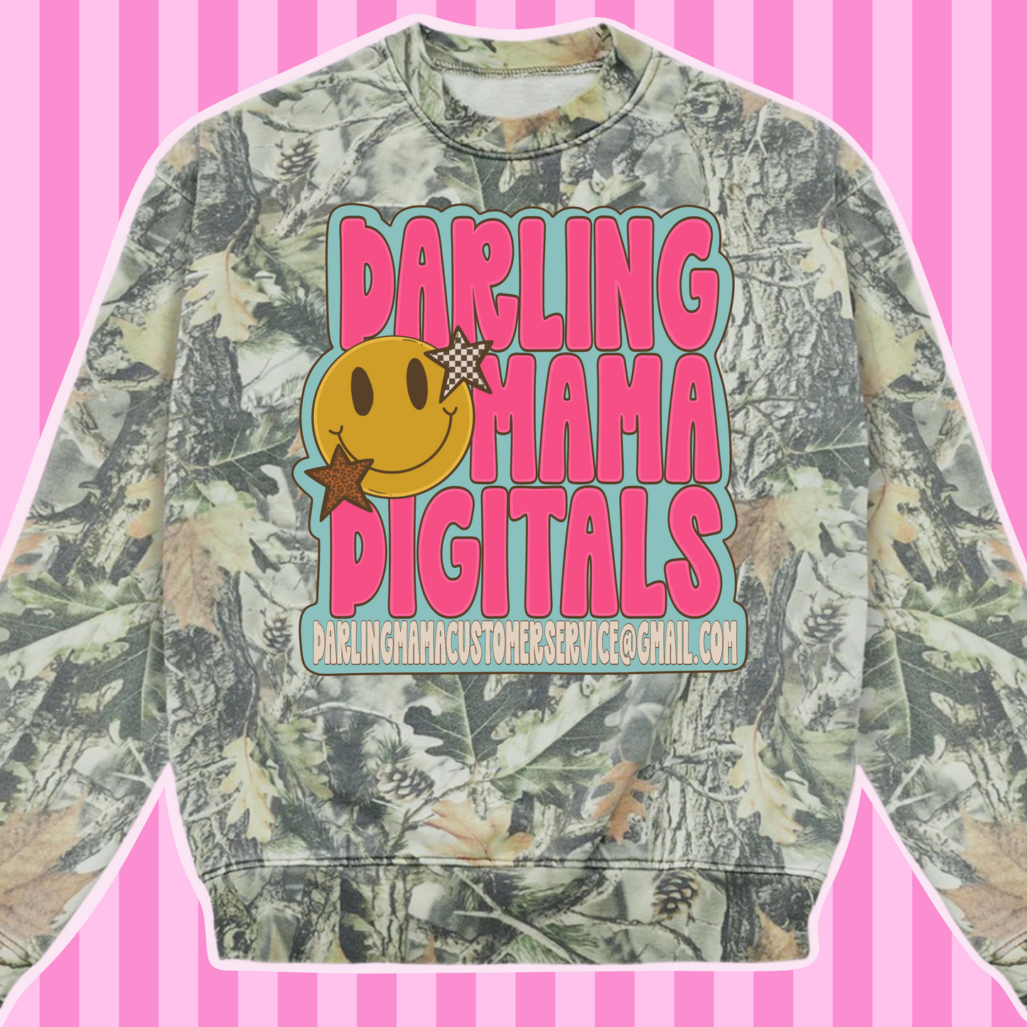 Cotton collective camo crew