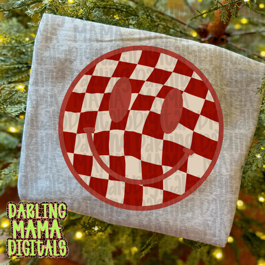 Red Checkered Smiley