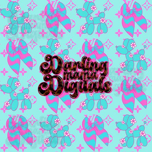boujee balloon dog Seamless File