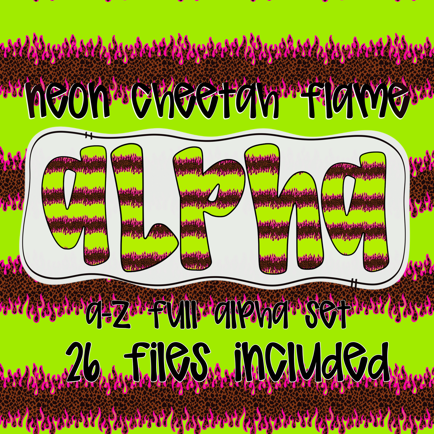 Neon Cheetah Flame Aplha