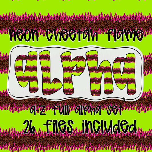 Neon Cheetah Flame Aplha