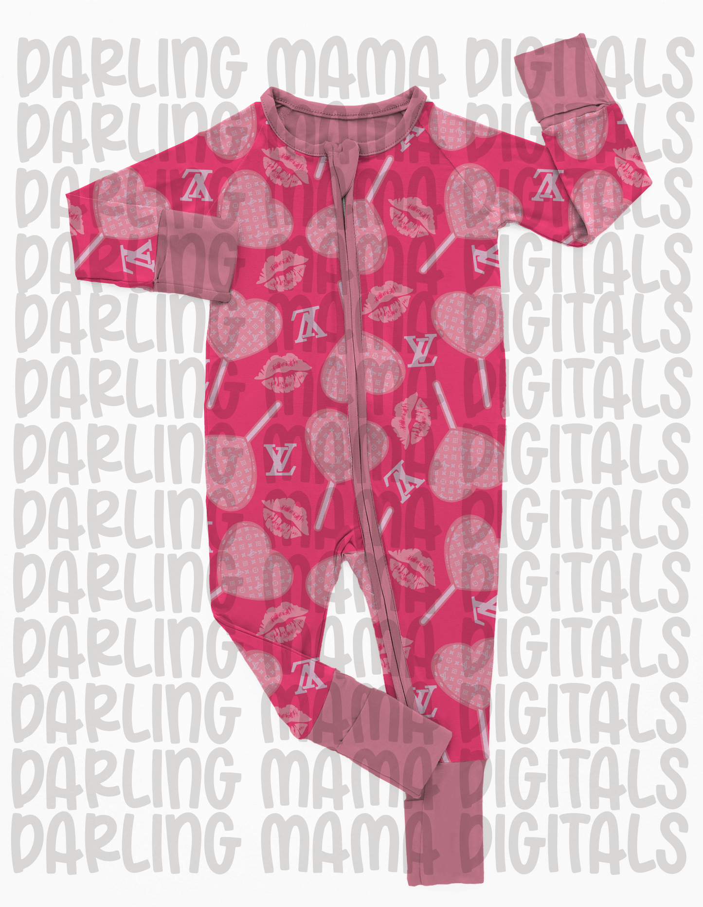 Boujee Valentine Heart Sucker Seamless File