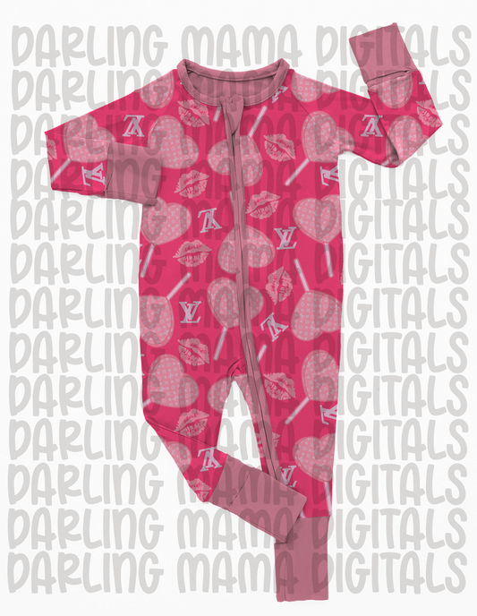 Boujee Valentine Heart Sucker Seamless File