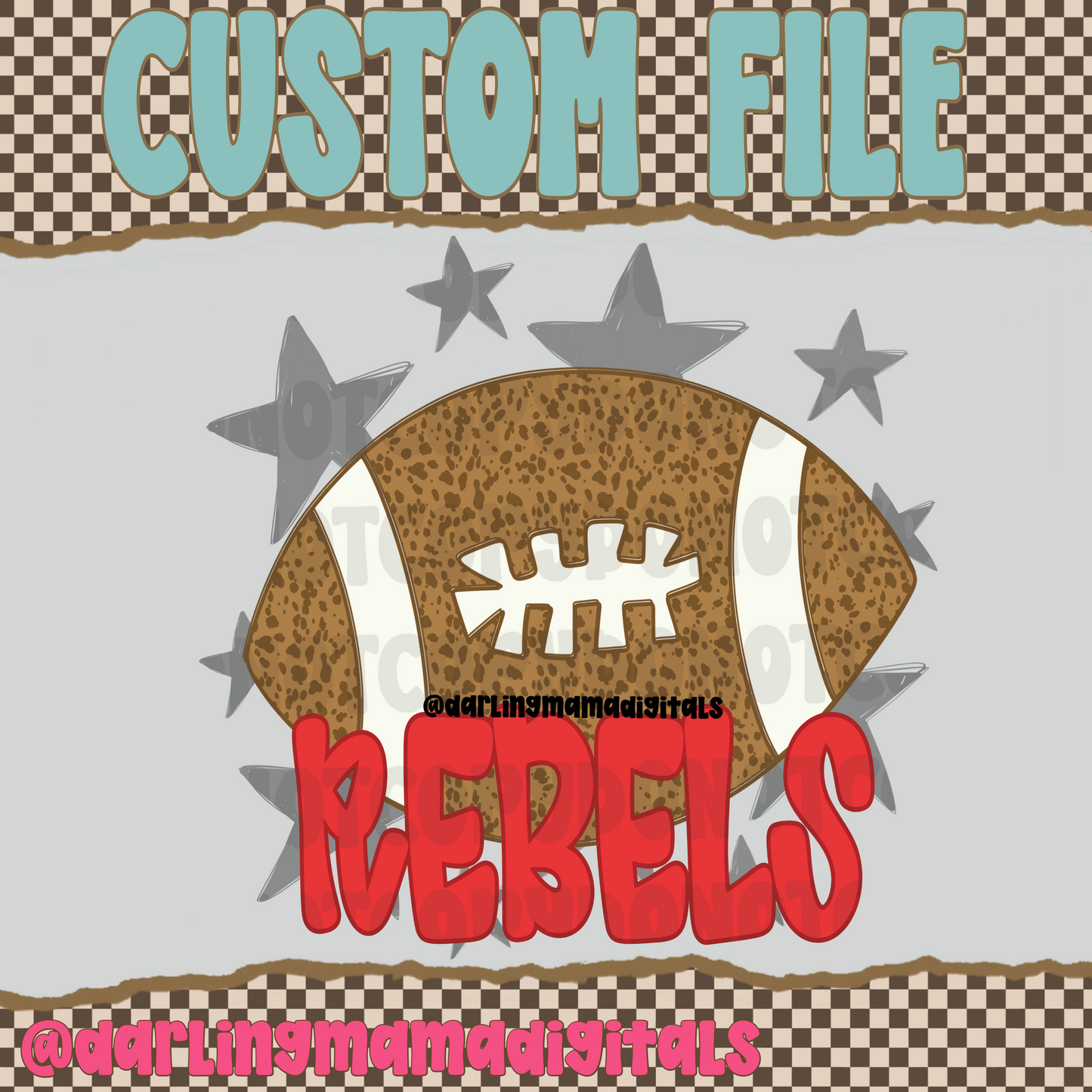 Custom football team name