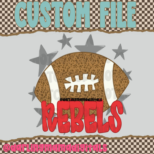 Custom football team name