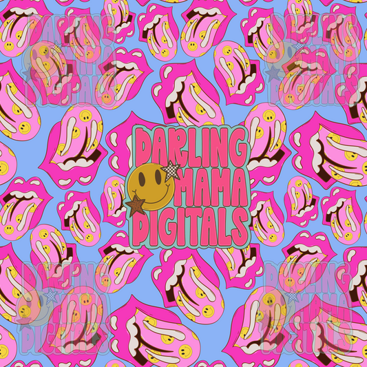 Smiley tongue seamless