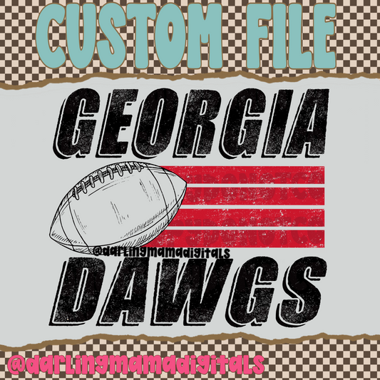 Custom football team