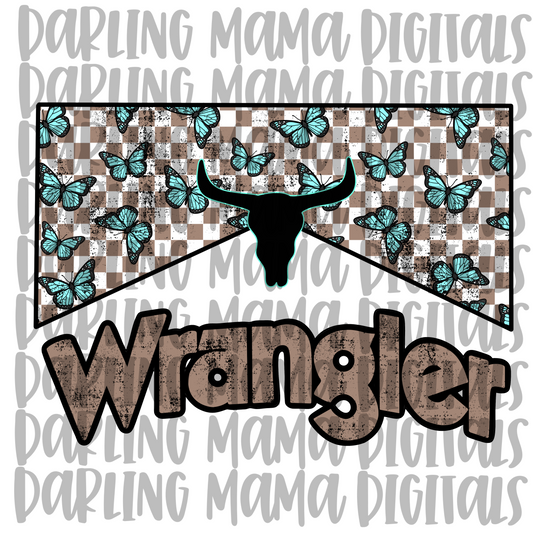 Checkered Butterfly Wr*ngler