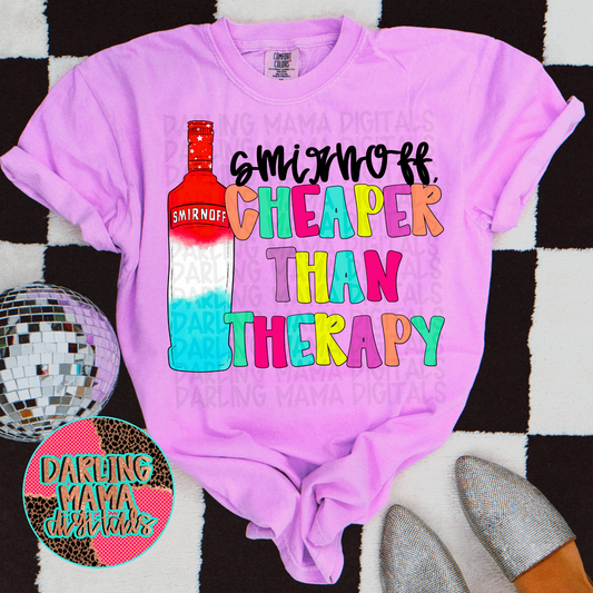 Sm*rnoff Cheaper than therapy