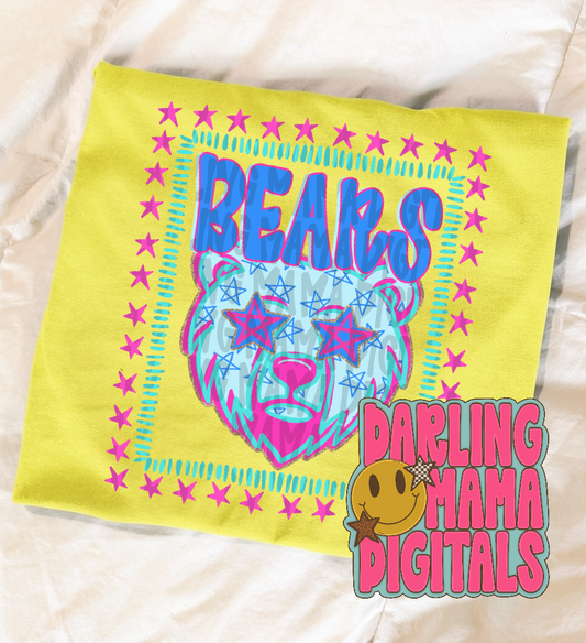 Glitter & stars bears