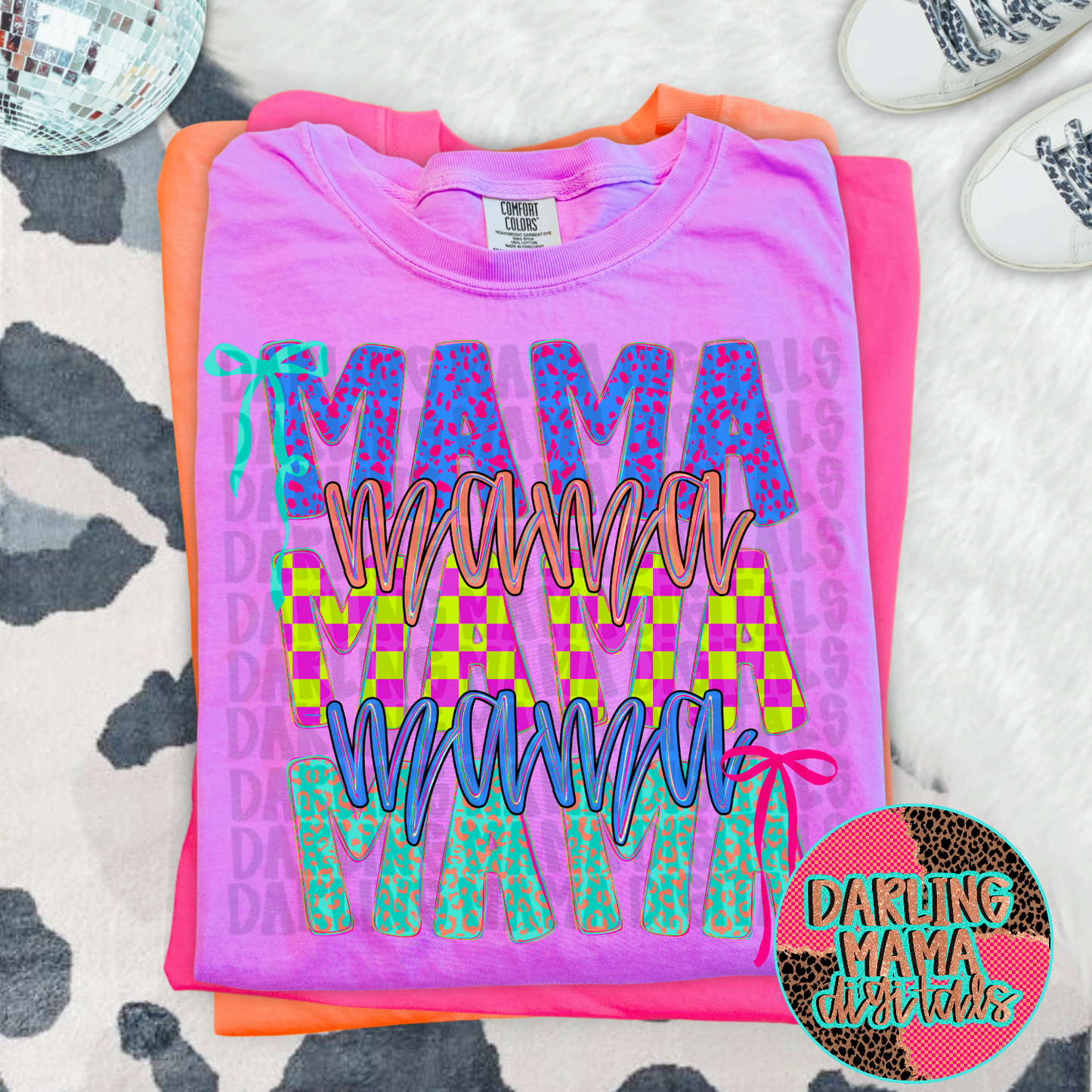 Preppy Letters Stack Mama