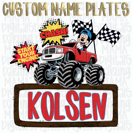 Custom mouse monster truck