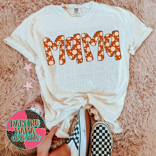 Brown Polka Dot Mama