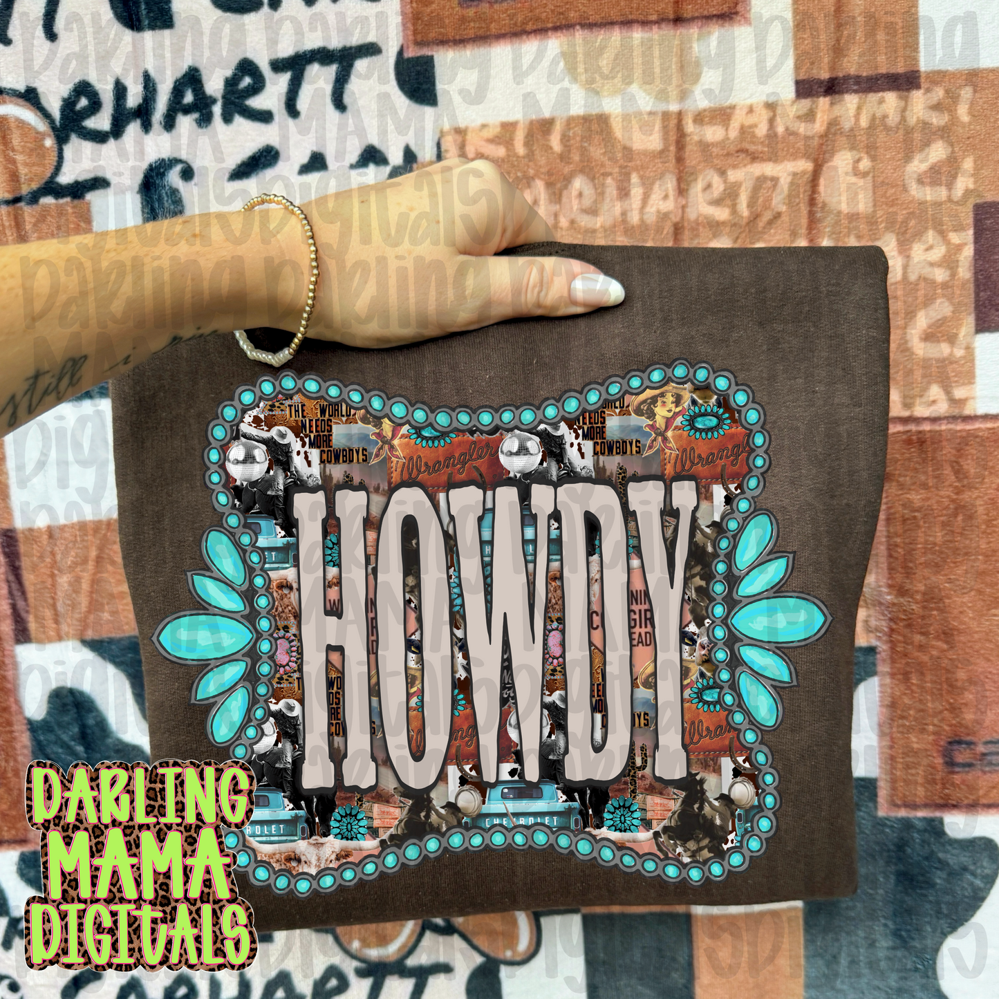 Western Collage Howdy