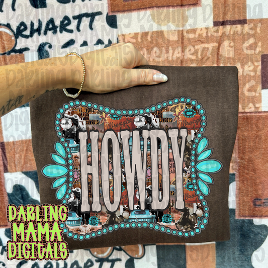 Western Collage Howdy