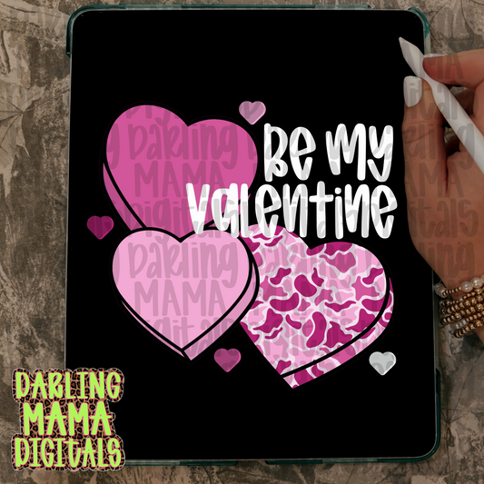 Pink camo be my valentine