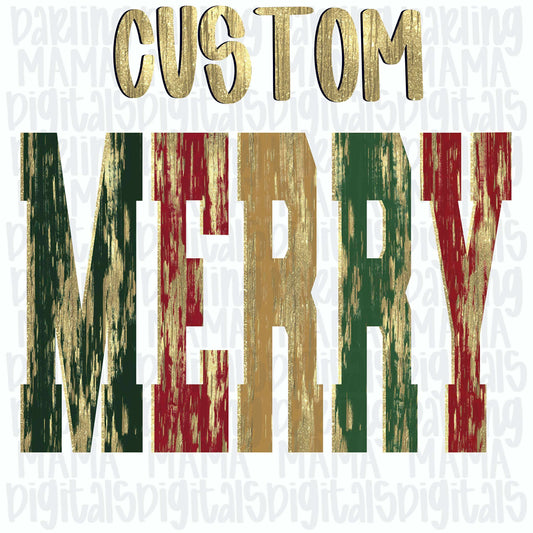 Custom text gold foil 3