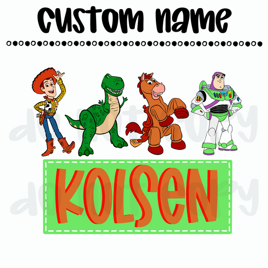 Custom Woody & Friends Name