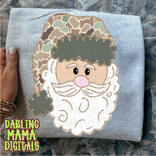 LIMITED Light duck camo Santa