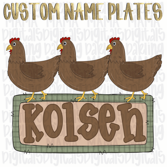 Custom boy chicken