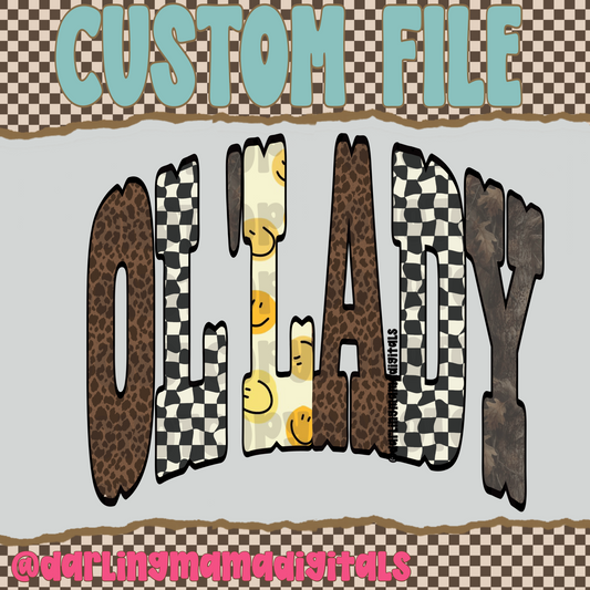 Custom funky camo name