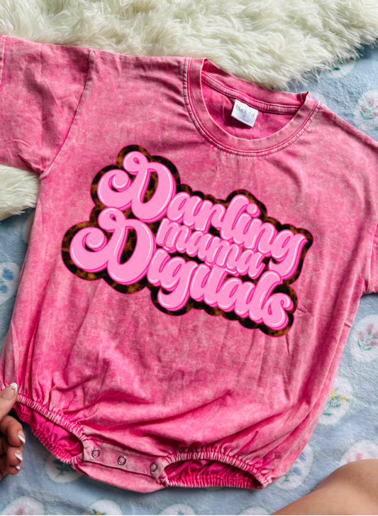 Blanksful pink acid wash