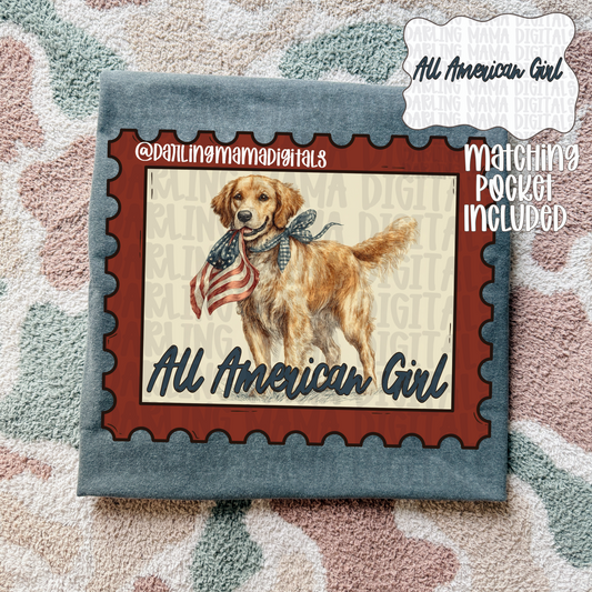 All American Retriever girl version
