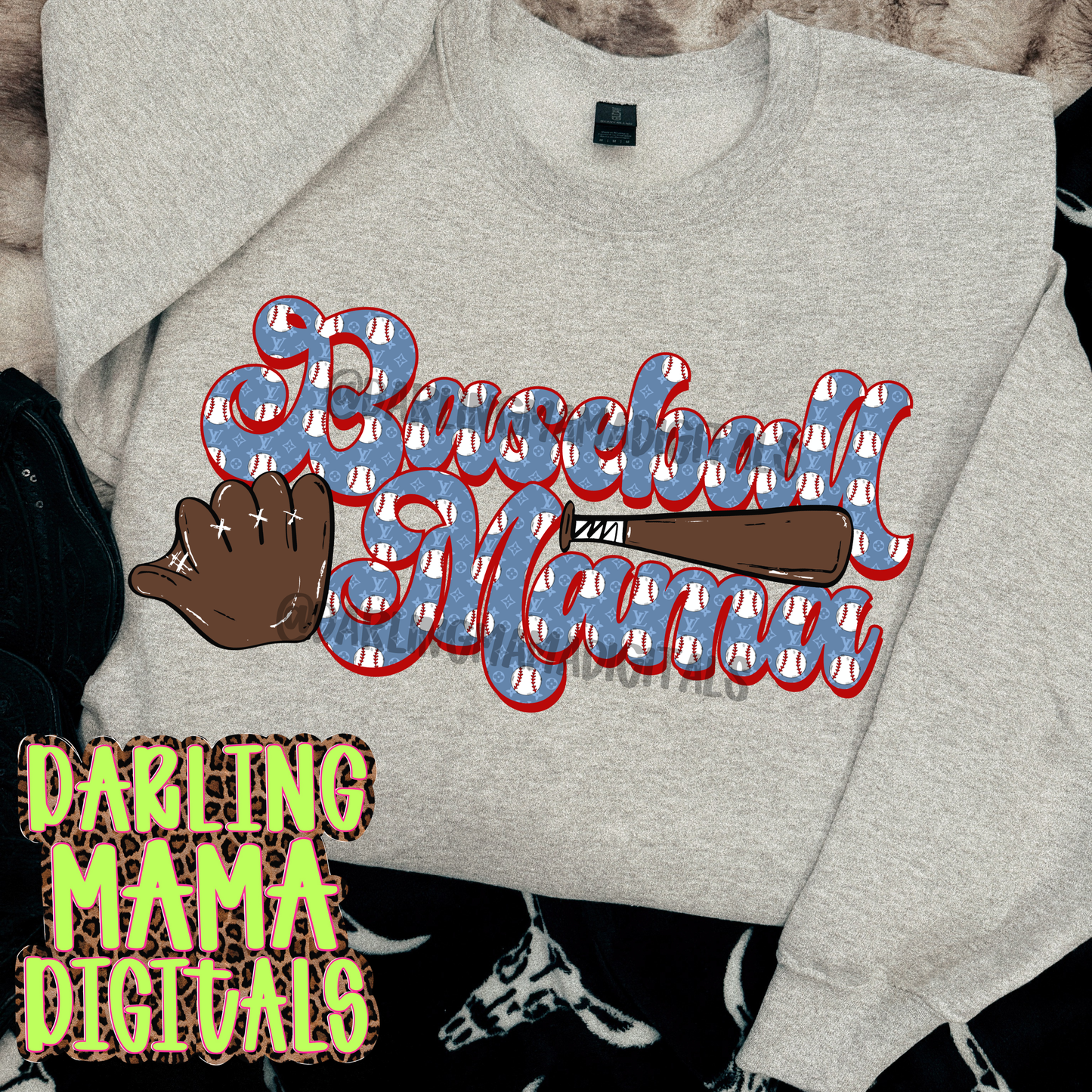 Boujee baseball mama