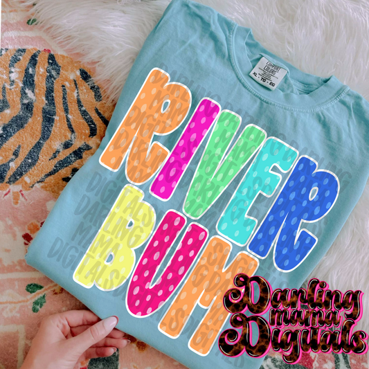 Polka dot river bum