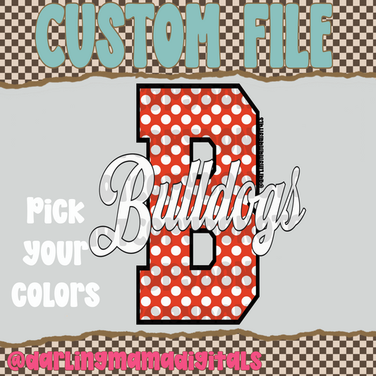 Custom initial polkadot team name