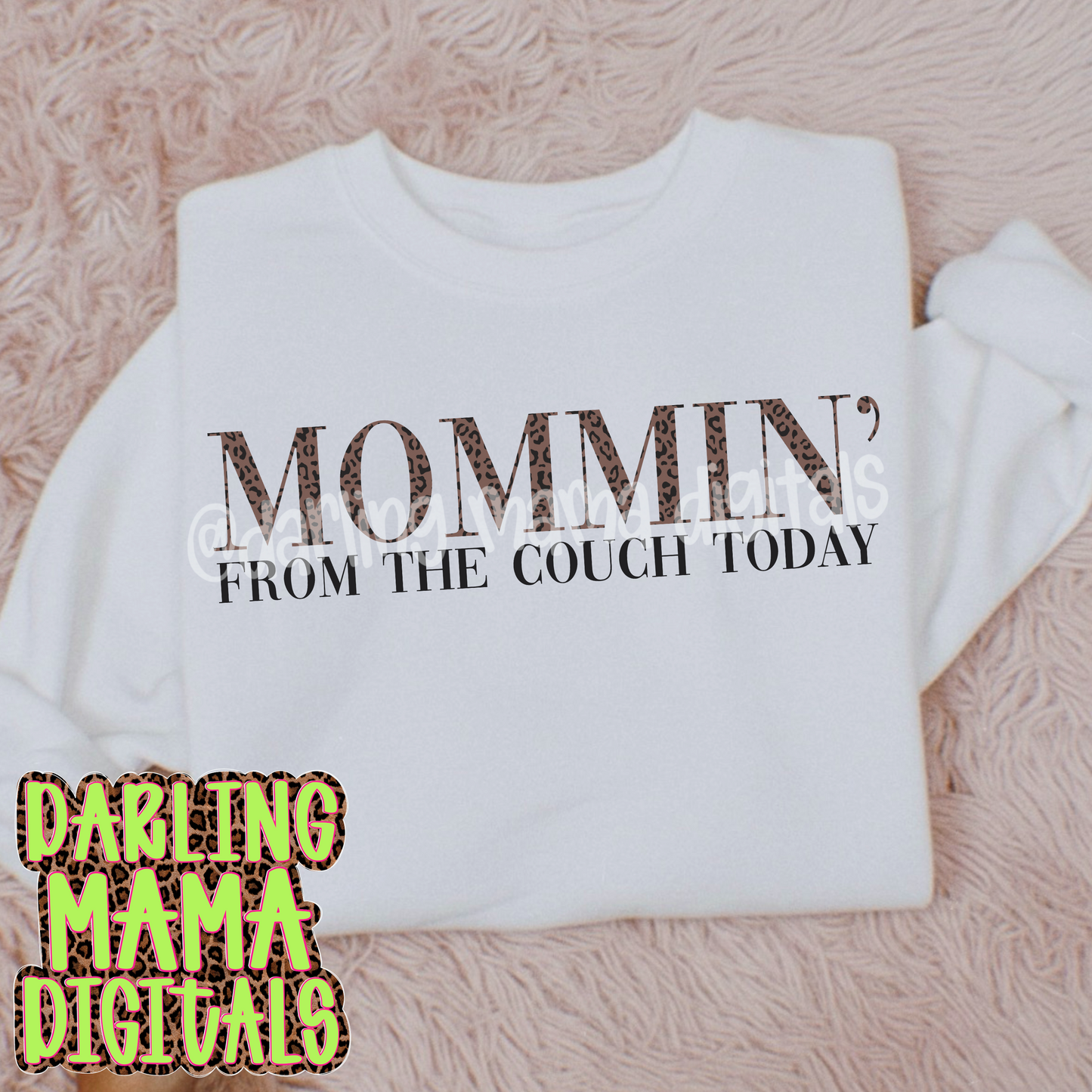 Mommin’ from the couch today