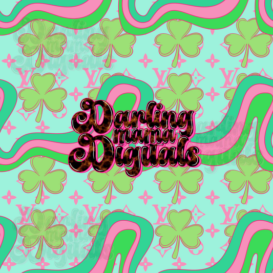 Shamrock boujee Seamless File