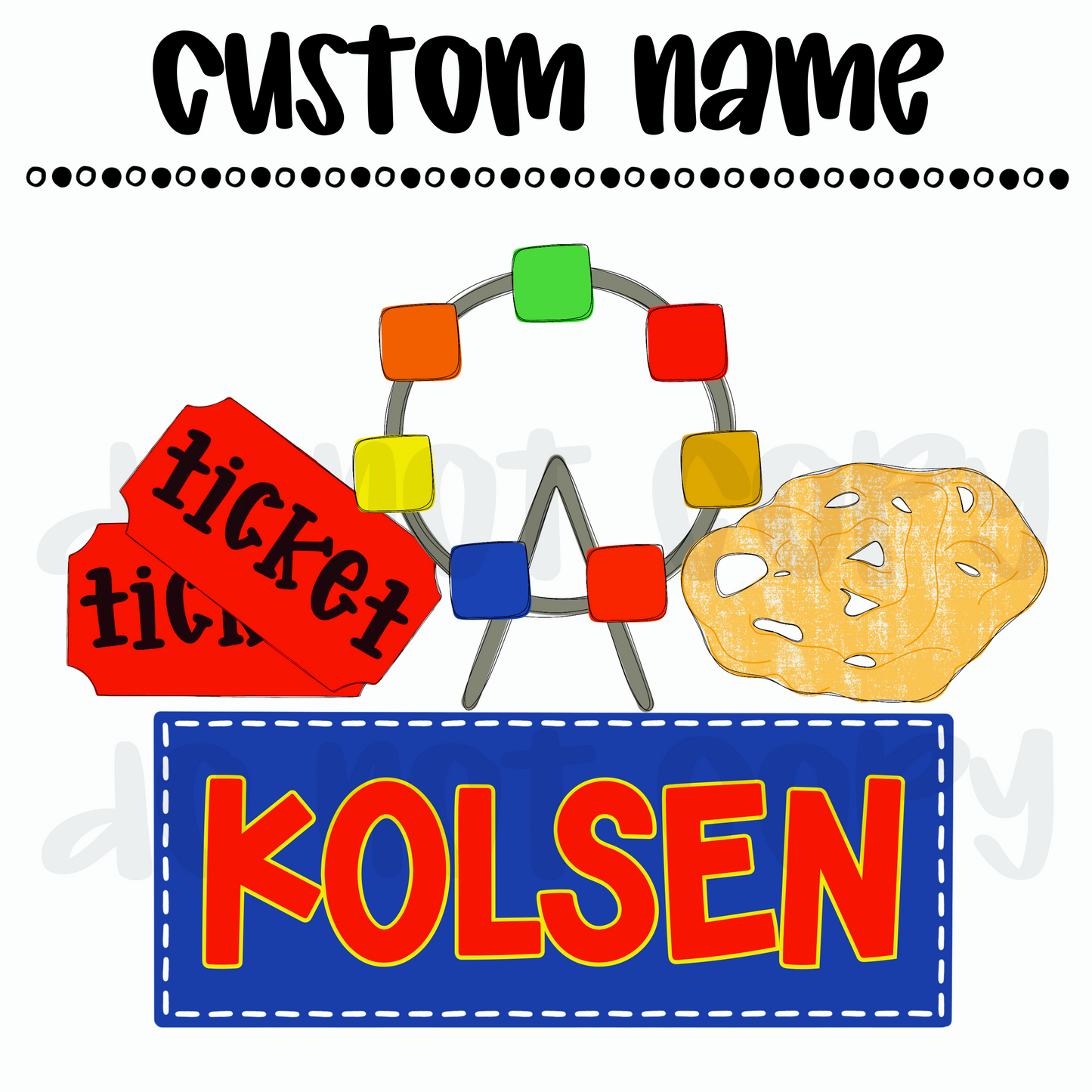 Boys Fair Custom Name