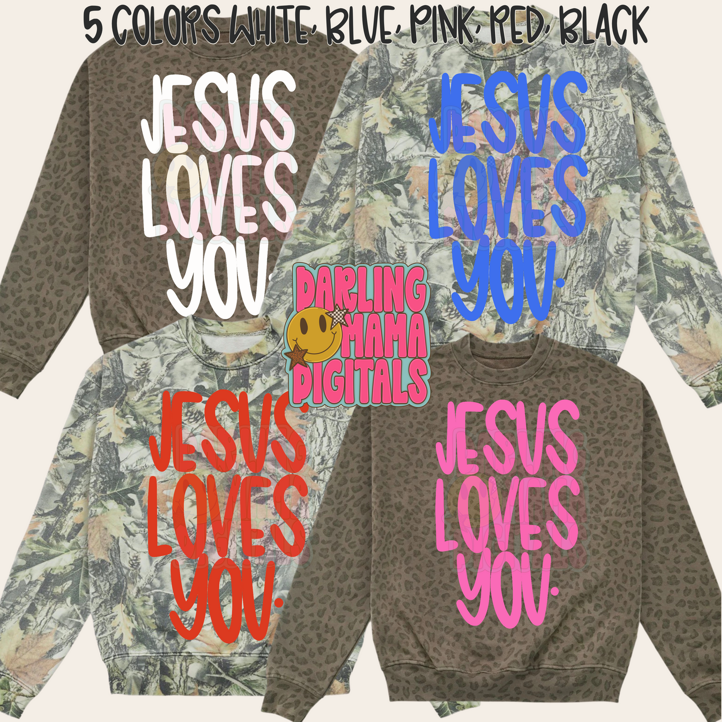 Jesus loves you Bundle of 5