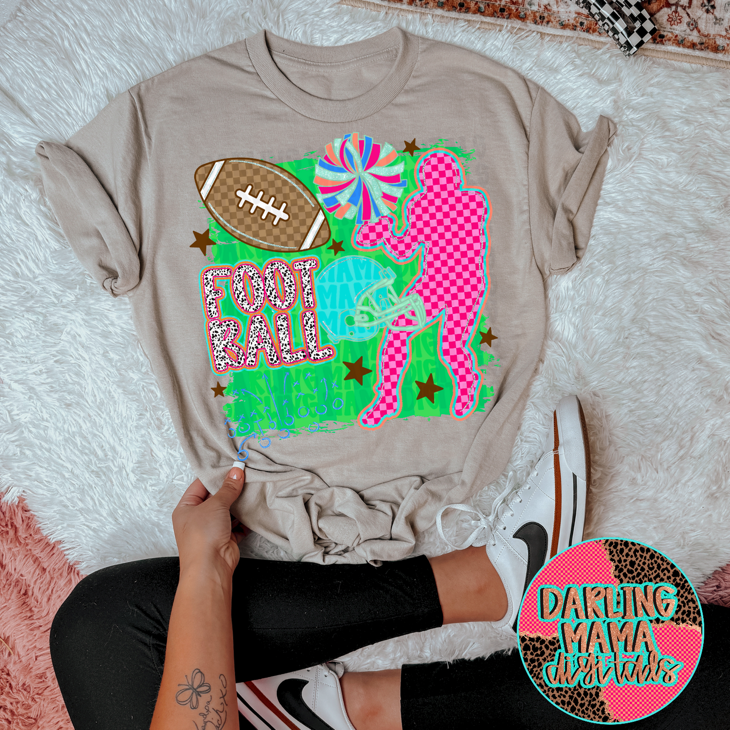 Preppy Football Collage