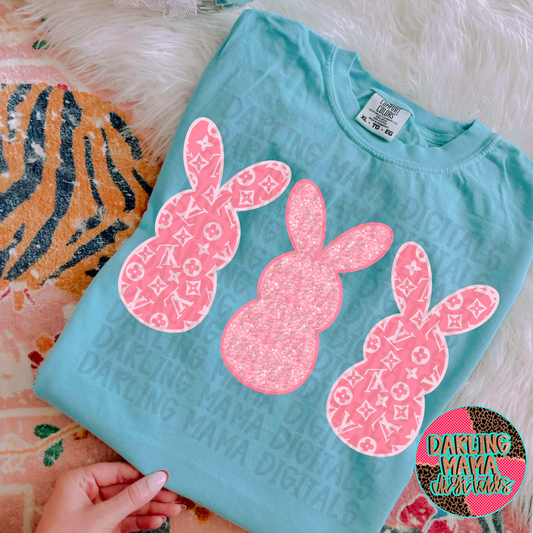 Faux Sequin Boujee Bunnies