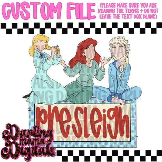 Custom pj princess
